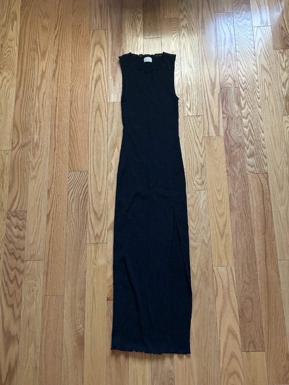 Aritzia Black Maxi Bodycon Dress